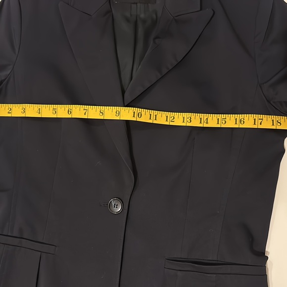 Jacob Navy Single-Breasted Jacket - Picture 5 of 11